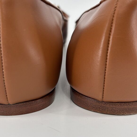 Ralph Lauren Collection Women 9 Loafers Purple Label Horsebit Saddle Brown EUC - Picture 6 of 16